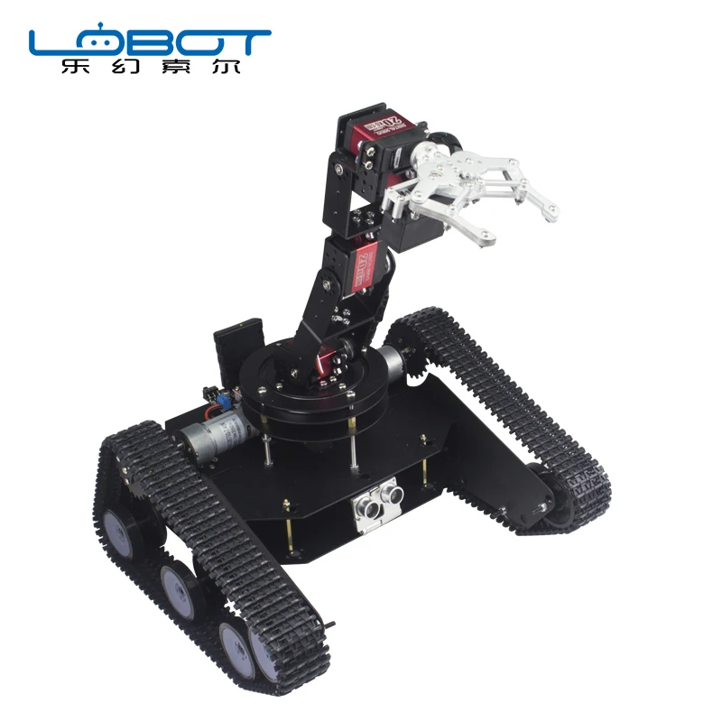 LOBOT Caterpillar Robot TKbot 2.0 Car Obstacle Avoidance Over Current Protection Kid Toy | Игрушки и хобби