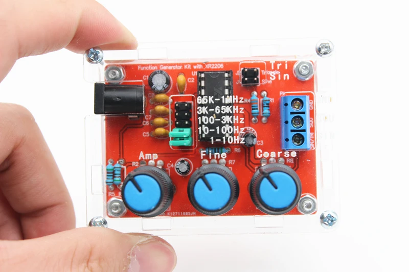 Генератор сигналов XR2206 с функцией DIY Kit синусоидальный/треугольный/квадратный