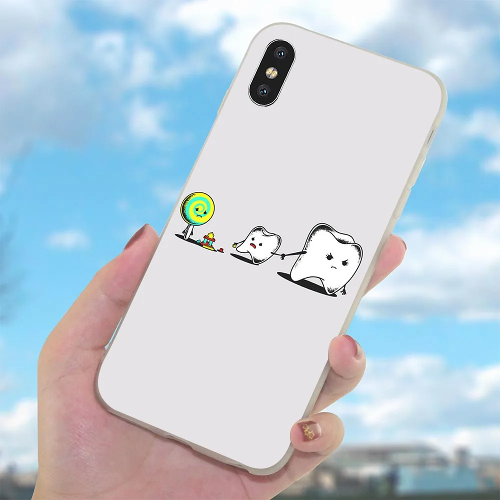 soft tpu cover for iphone x dental definitions case for iphone 6 plus cases 7 8 plus 5 6s 5s se xs max xr covers silicone 11 pro free global shipping