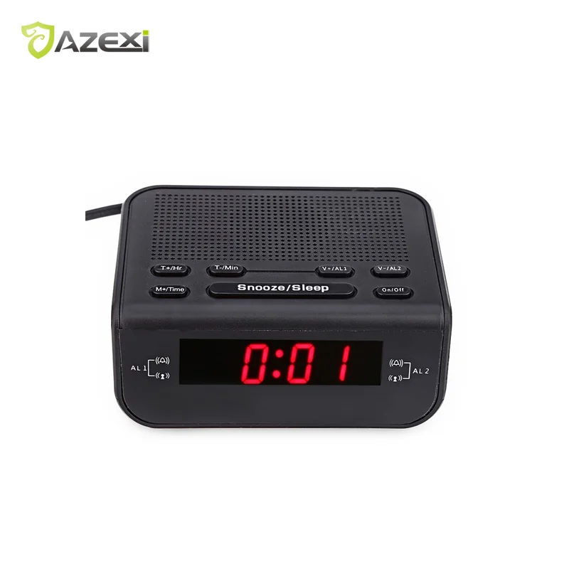 Azexi цифровой fm радио Многофункциональный часы Portbale приемник CR 246 двойной режим
