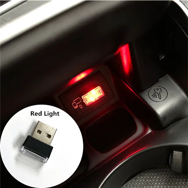 Автомобильный USB светодиодный атмосферный светильник для Jetta Phaeton Phideon вариант