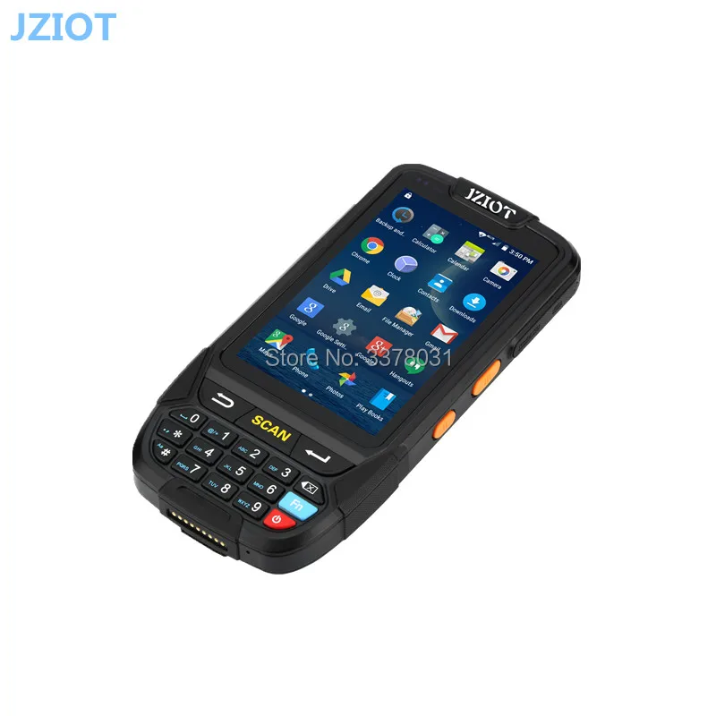 Большой экран 1d bluetooth android сканер штрих кода pda терминал данных прочный