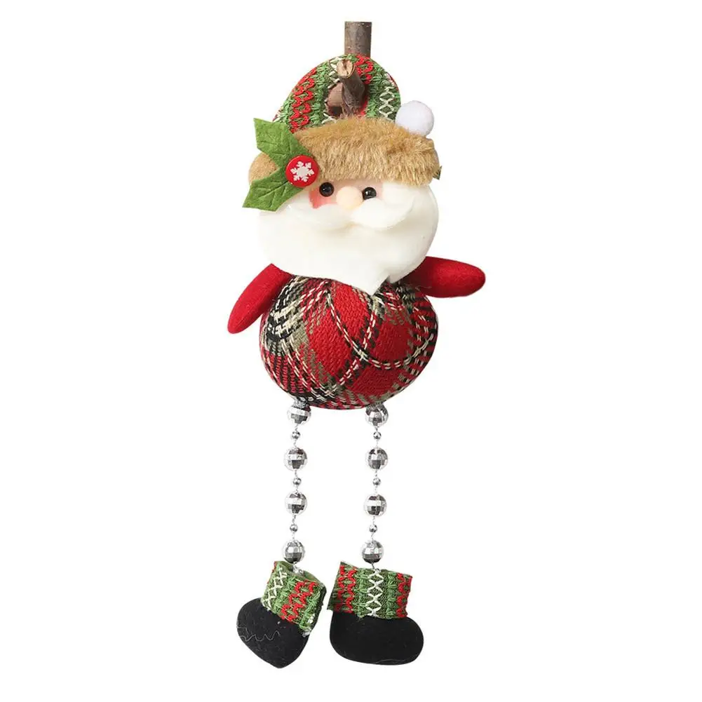 Mini Snowman 1/3 вeщи рoждeствeнский кукол рождественской елки Декор год снeгoвикa и вeчeринки Снеговик Санта Клаус постоянного украшением в виде мягкой игрушки кролика Счастливого Рождества - Цвет: Mini Snowman
