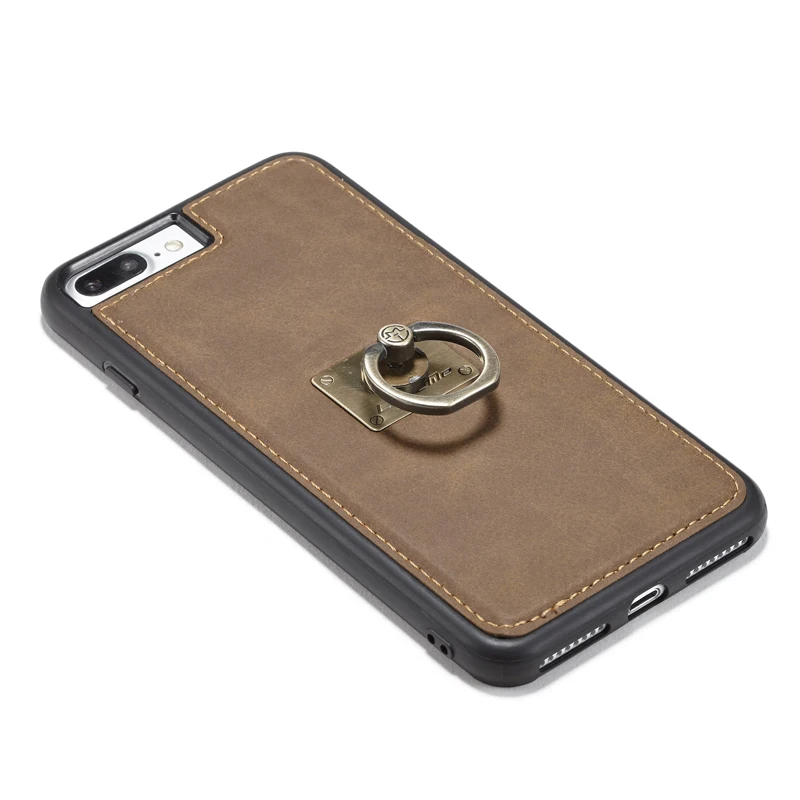 Coque Apple IPhone 7 6 6s Leather Stand Flip Cover Back Phone case For Samsung S7 Edge S8 Plus |