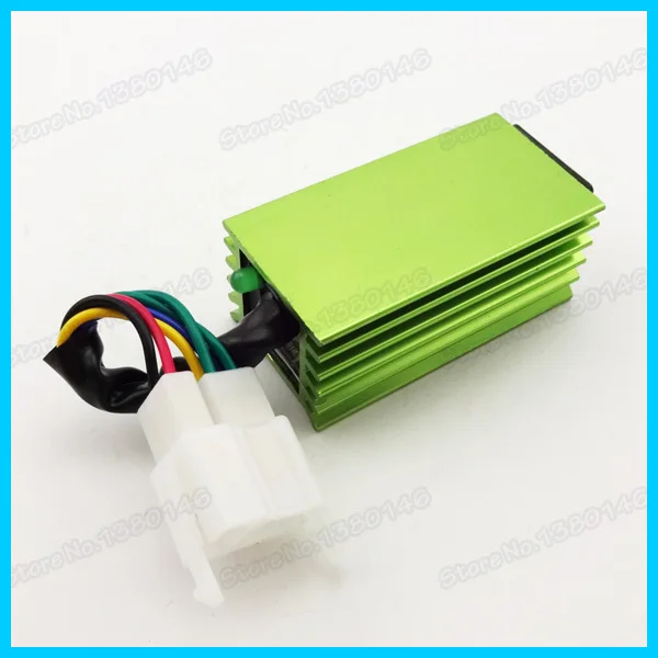 Зеленый 6-контактный AC Racing Зажигание CDI Коробка для питбайка квадроцикла картинга