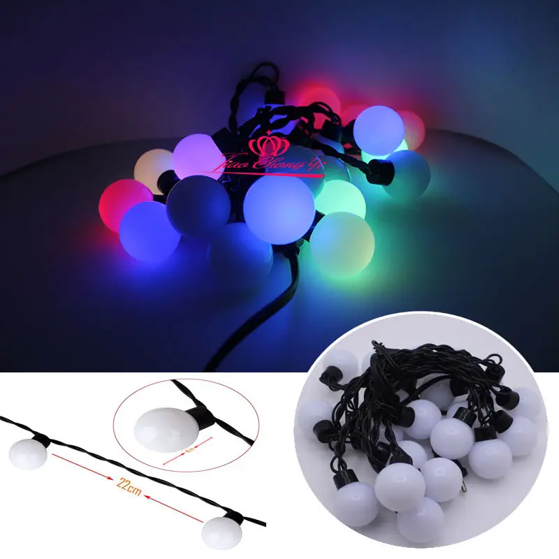

5M 20 LED RGB Globe Ball String Fairy Light Xmas Tree Party Wedding Decor new