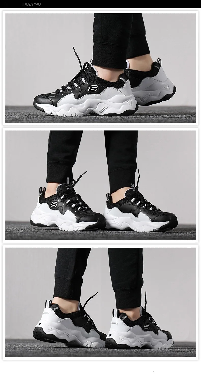 Skechers/Женская обувь; D'lites; модная женская брендовая повседневная обувь на платформе; женская прогулочная обувь; Chaussure Femme; 88888334-BKW