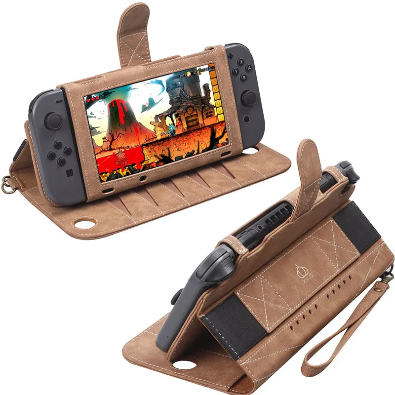 Защитный чехол из искусственной кожи Bag для Nintendo Switch многофункциональная