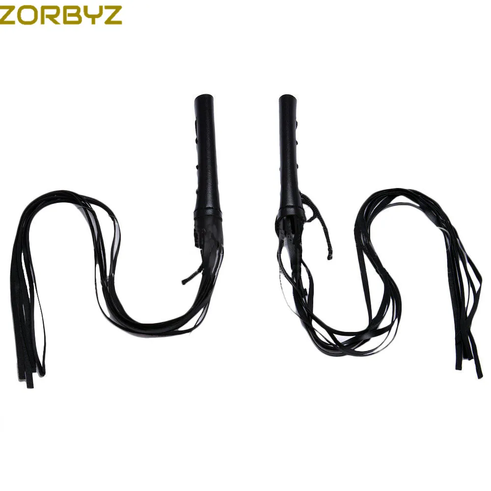 ZORBYZ 1 комплект мотоциклетные черные Пламя искусственная кожа ручка рычаг крышка