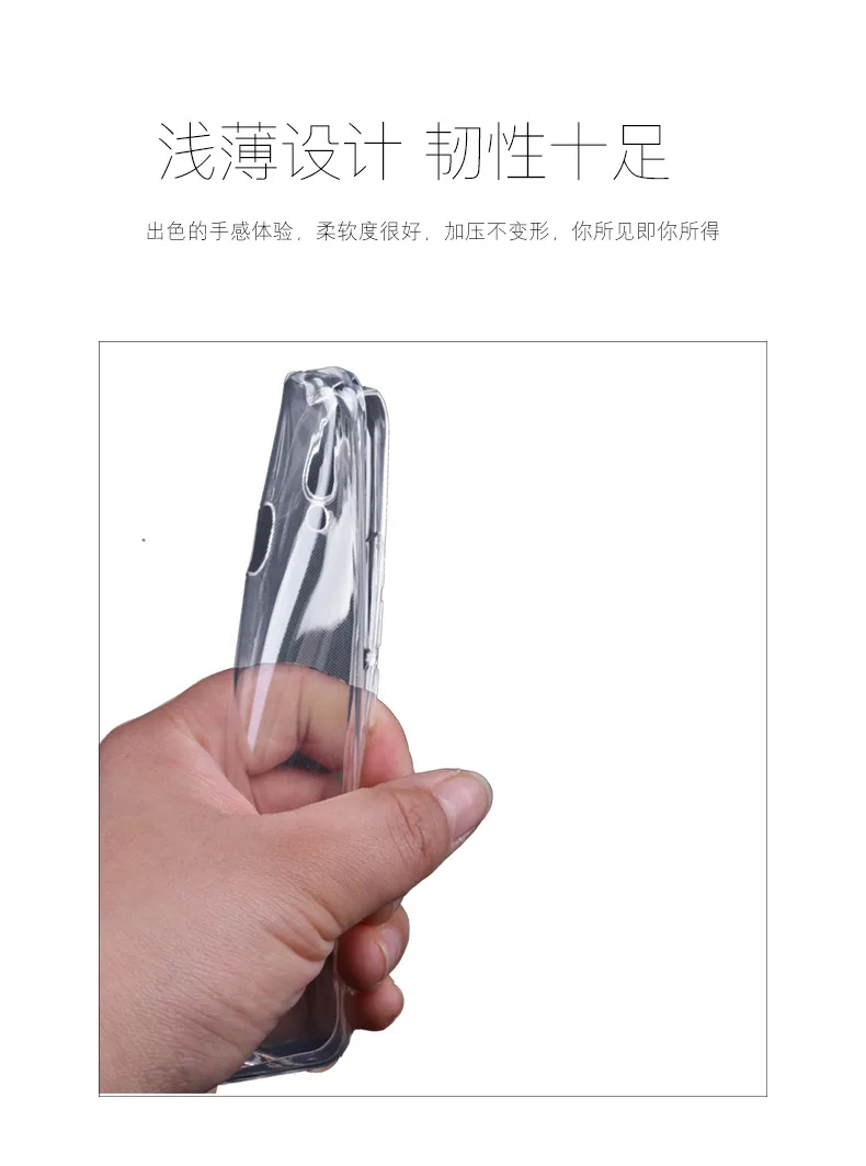 For Oukitel K8000 Silicone Transparent Clear Anti-knock Phone Case for 5.5&quot Soft TPU Back cover Cases Funda Coque |