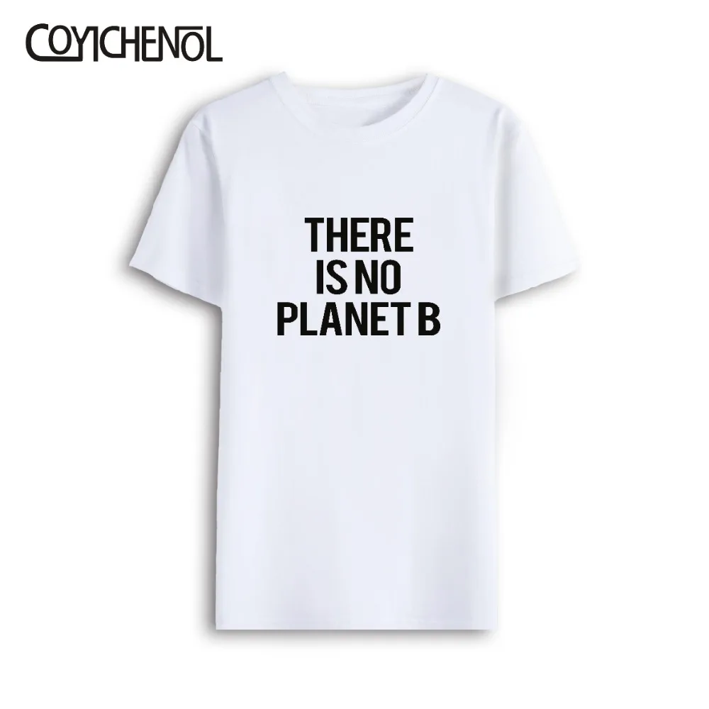 Нет планета B по индивидуальному заказу Мужская футболка с рисунком круглым
