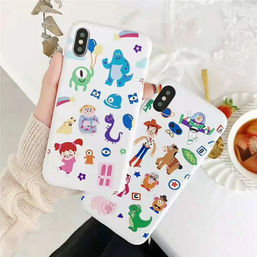 Monsters University Sullivan Doll Toy Story Buzz Woody Candy TPU Phone Cases Covers For iPhone XR XS MAX 6s 7 8 Plus Capa Fundas |