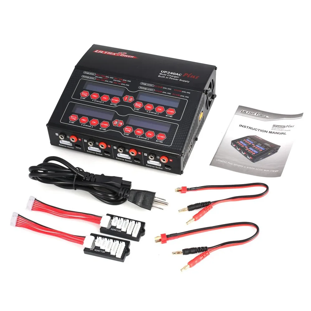 Ультра Мощность UP240AC плюс 240 Вт 4 двери Lilo LiPo/LiFe/NiMH/NiCD/Pb Батарея Multi баланс Зарядное