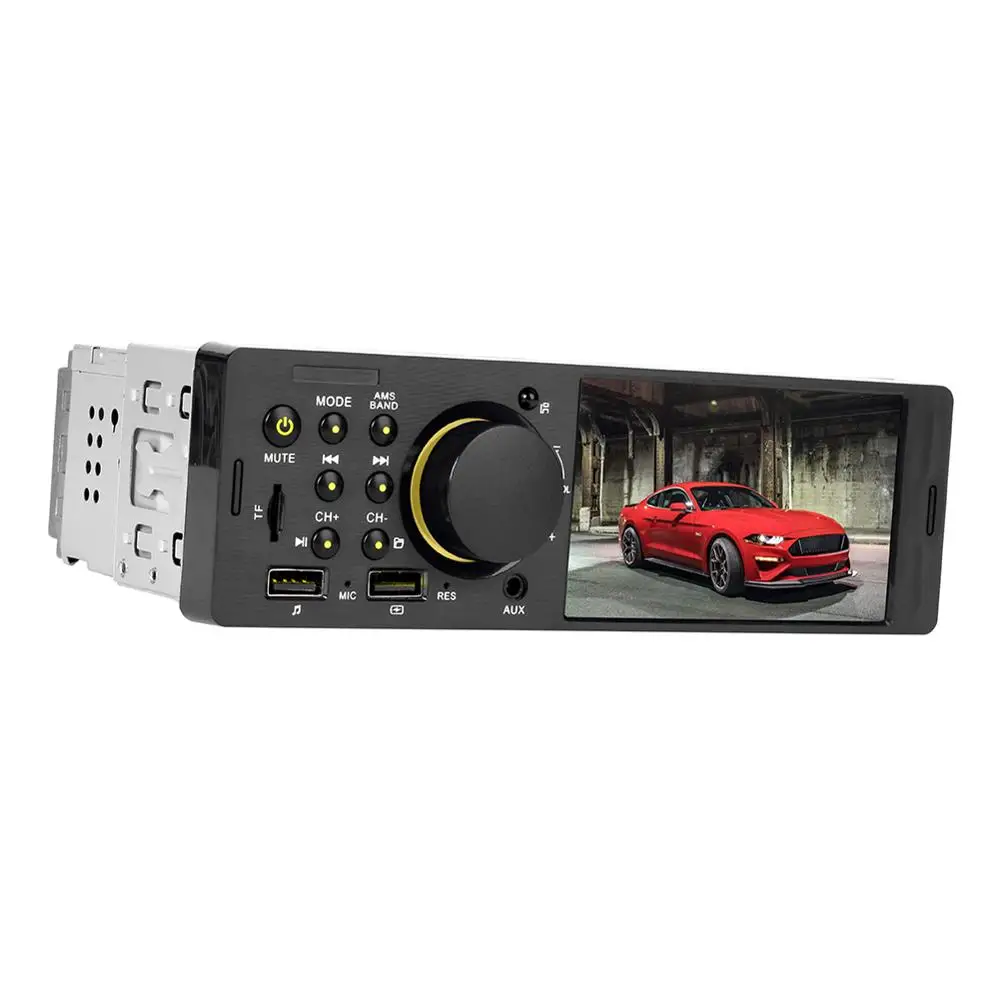 Автомобильный радиоприемник 4 1 дюймов автомобильная стереосистема Bluetooth Handsfree