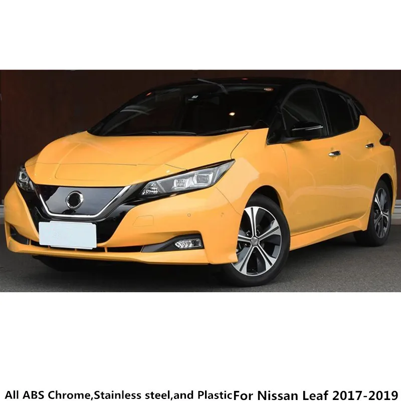 1 шт. автомобильная панель из нержавеющей стали для Nissan Leaf 2017 2018 2019 2020|Обивка