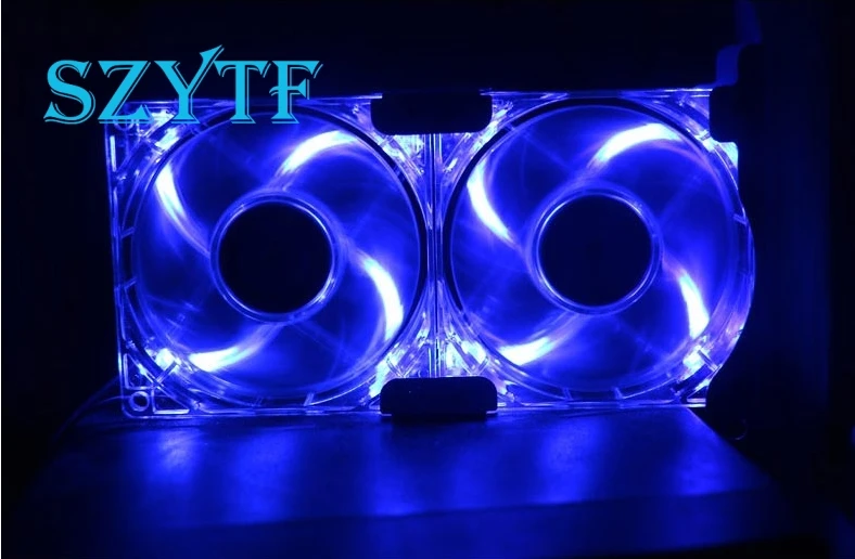 Ssytf Gdstime Универсальный VGA кулер двойной 80 мм Ультра тихий Настольный компьютер