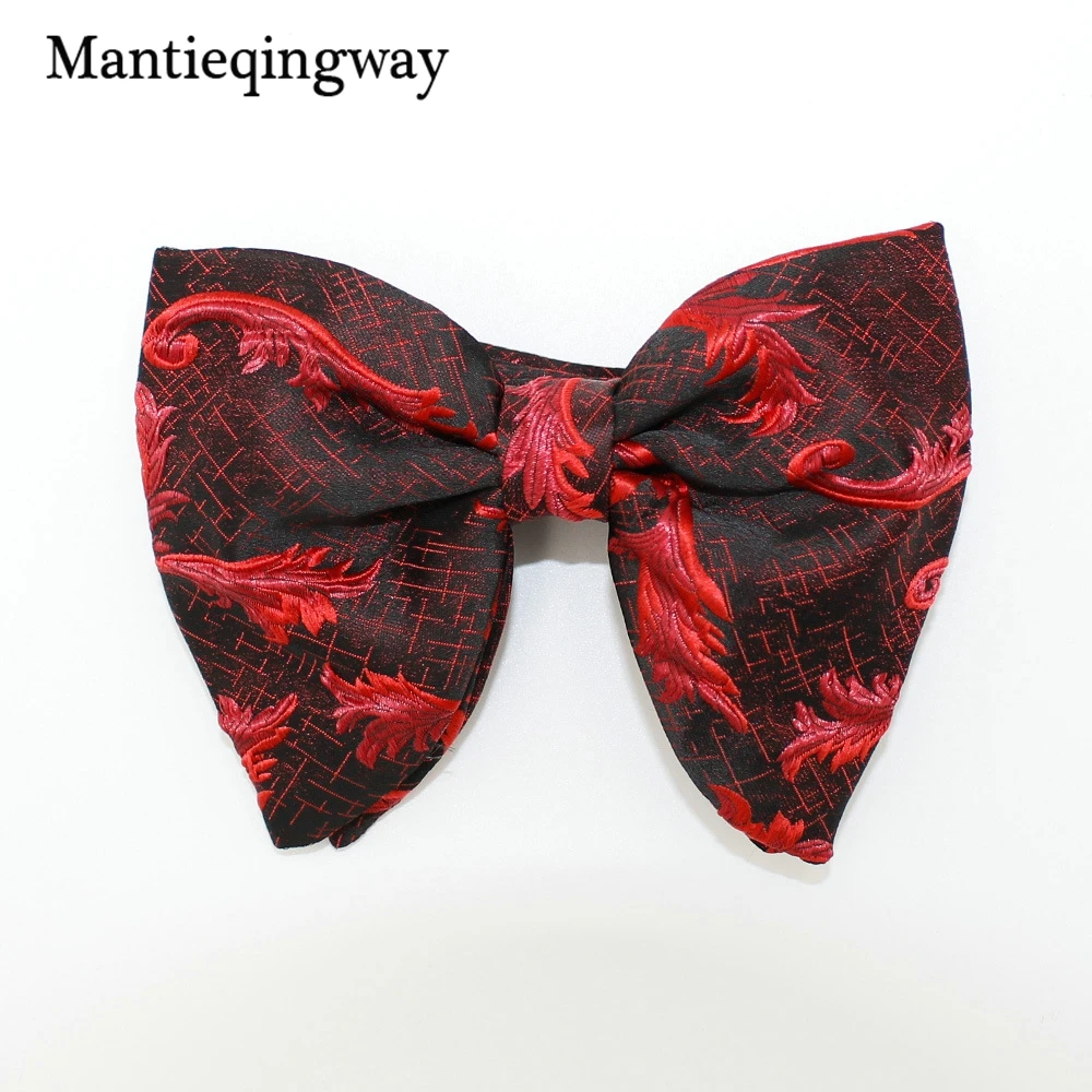 Женские и мужские галстуки-бабочки Mantieqingway черные из полиэстера для свадьбы |