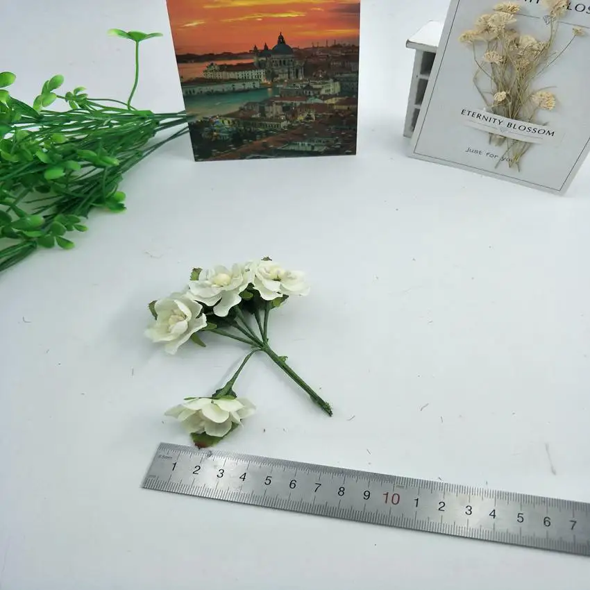 Новинка 6 шт./лот украшение для автомобиля сделай сам имитирует Шелковый цветок