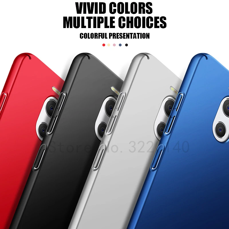 Красный роскошный жесткий матовый чехол для Meizu U20 U10 с полным корпусом защитная