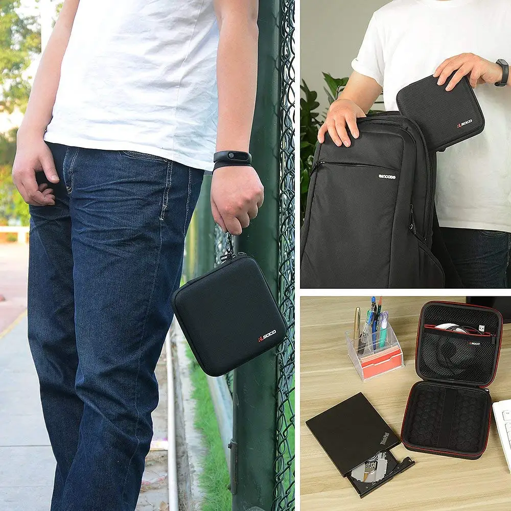 USB CD DVD Writer Blu-Ray &amp External Hard Drive Travel Case for Apple Superdrive Samsung LG Dell ASUS Drives | Электроника