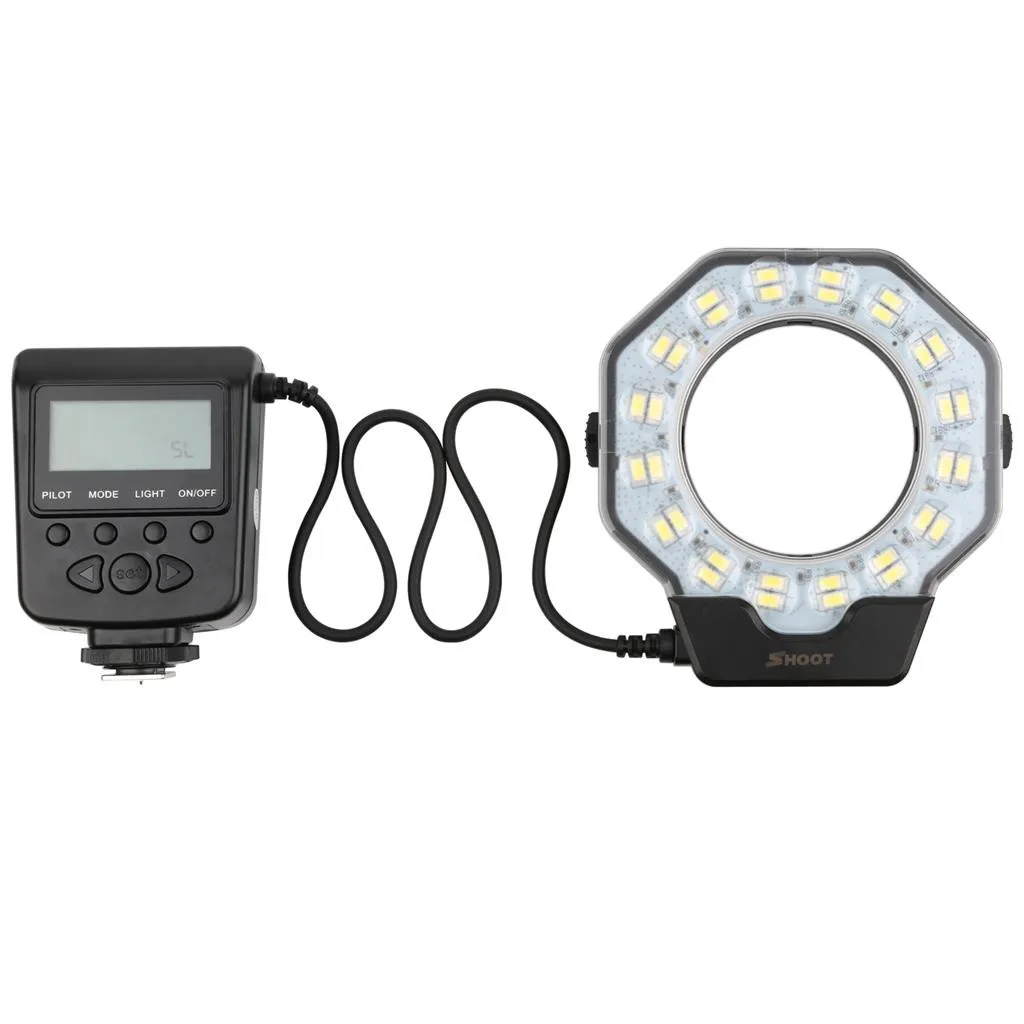 Кольцевой светодиодный светильник OMESHIN для макросъемки Вспышка Speedlite с