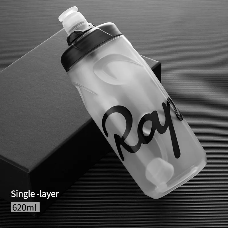 620ml Rapha велосипедная бутылка для воды 750 мл герметичная сжимаемая бутылка без вкуса BPA-free пластиковая бутылка для воды для кемпинга, туризма, спорта - Цвет: 620ml