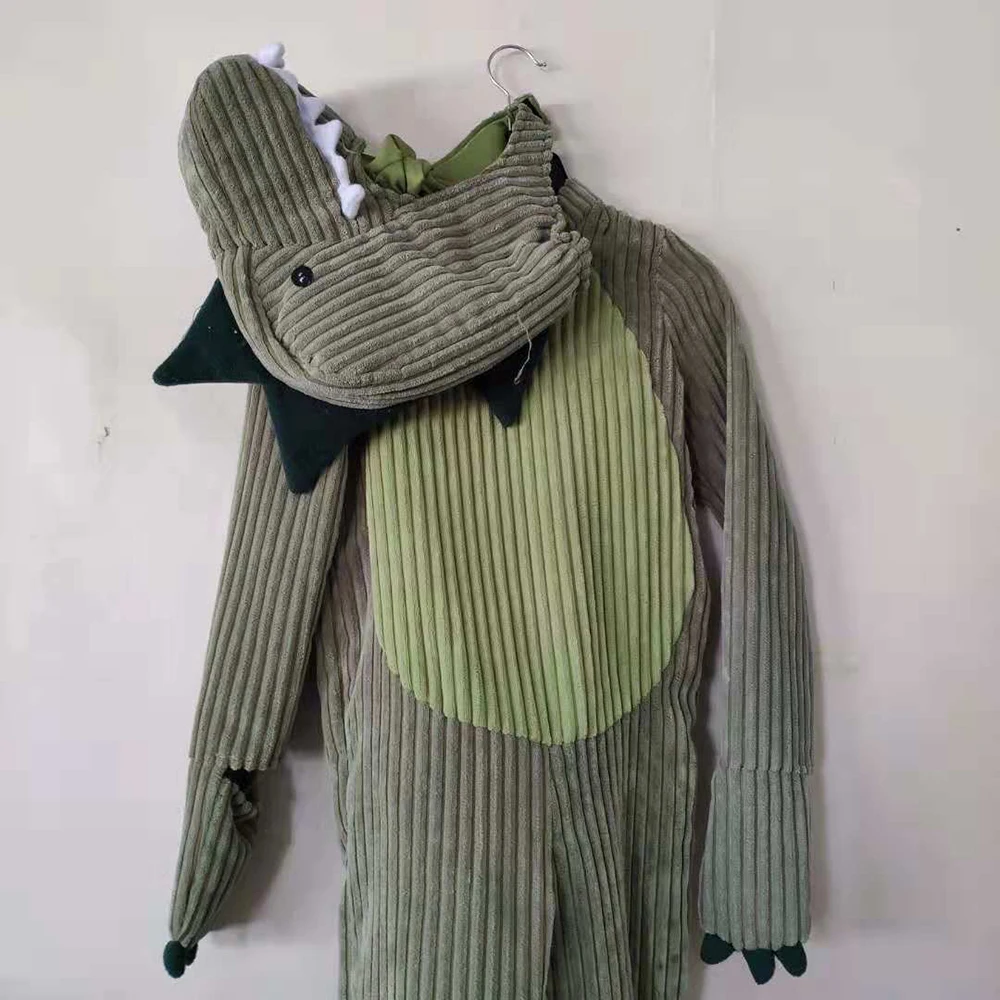 Детский костюм динозавра Пижамный комбинезон для косплея маленьких мальчиков и