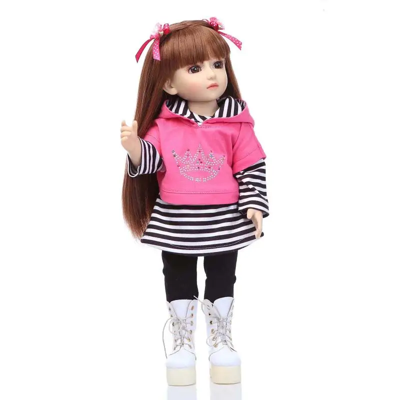 Новорожденных девочек чистые Reborn Baby20 &quotвсего тела силикона Baby Doll девочка