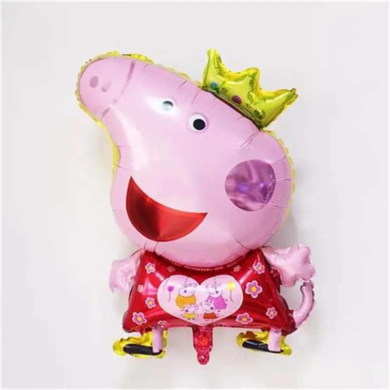 Горячие sale1PC прекрасный peppa Свинья игрушка детская Air Фольга шары День рождения