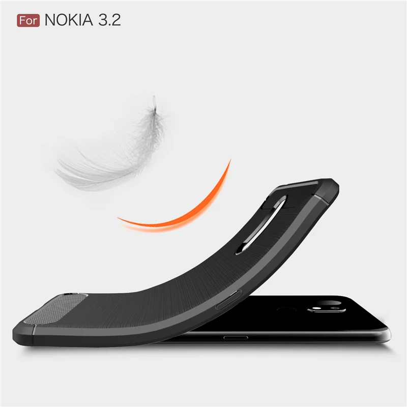 Чехол для Nokia 3 2 чехол деловой стиль силиконовая резина мягкий ТПУ бампер