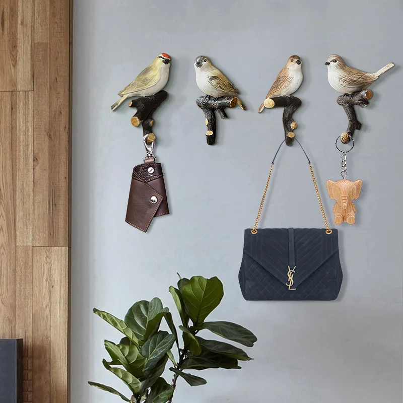 4 шт./компл. Милая птица креативная резиновая модель животного Американский