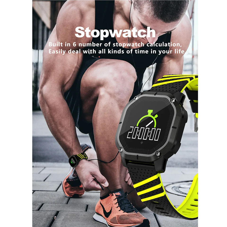TimeOwner K5 Смарт часы Для мужчин Водонепроницаемый Smartwatch крови Давление монитор