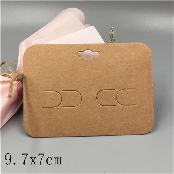9.7x7cm 100 шт многостильные заколки для волос, аксессуары для волос, ювелирная открытка, модные заколки для волос, винтажная Классическая открытка - Цвет: 9.7x7cm