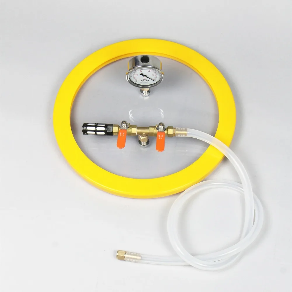 Камера вакуумной дегазации из нержавеющей стали 5 галлона (21 литр) 300 мм 11 8 дюйма