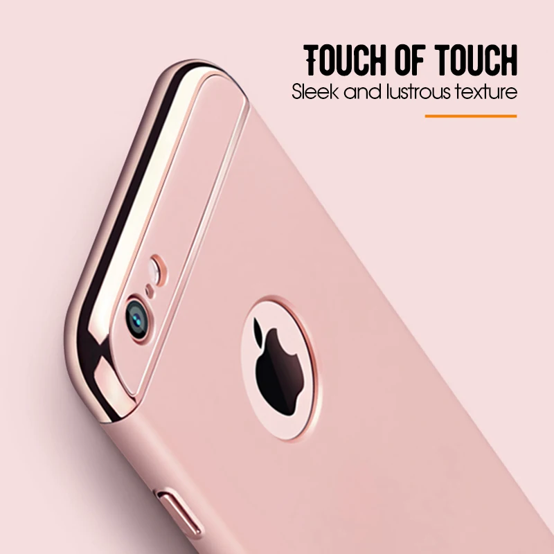 Роскошный противоударный чехол 3 в 1 с покрытием для телефона iPhone 7X10 Xs Max Xr 7 8 6 6s Plus 5