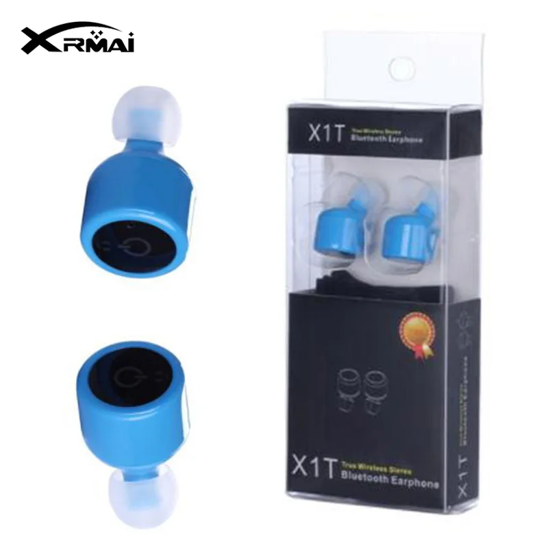 Xrmai мини Близнецы x1t Беспроводной гарнитура Bluetooth наушники С микрофоном Спорт