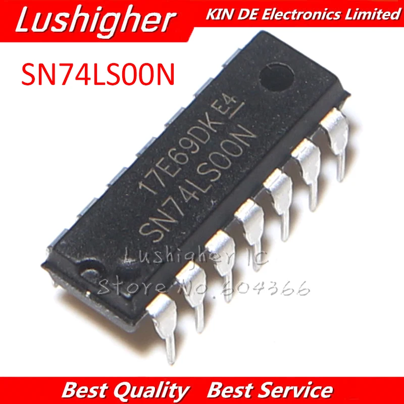 

100 шт., HD74LS00P DIP14 HD74LS00 DIP SN74LS00N DIP 74LS00, новый оригинальный