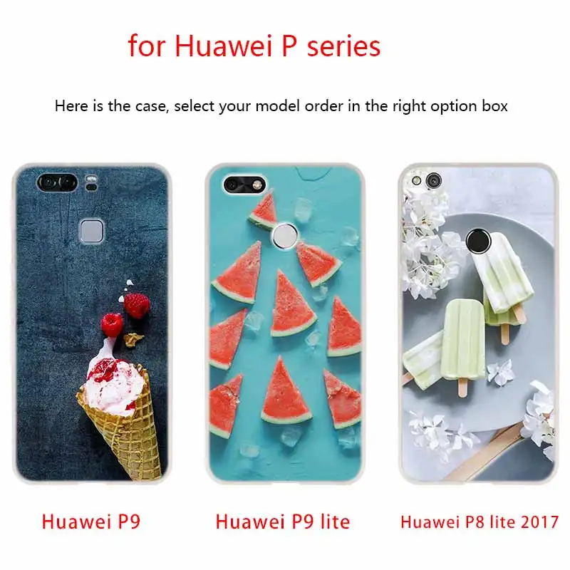 Чехол для телефона с фруктами сахаром ледяной клубникой Huawei P40 P9 P10 P20 P30 Lite чехлы Pro