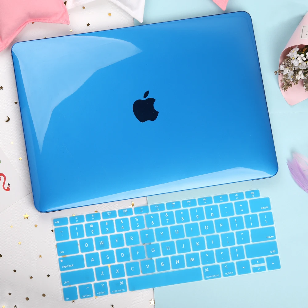 Кристально прозрачный жесткий чехол для защиты Macbook Pro 13 15 Pro 16 Touch Bar A1706 A1707 A1990 Air 13 Touch ID A1932