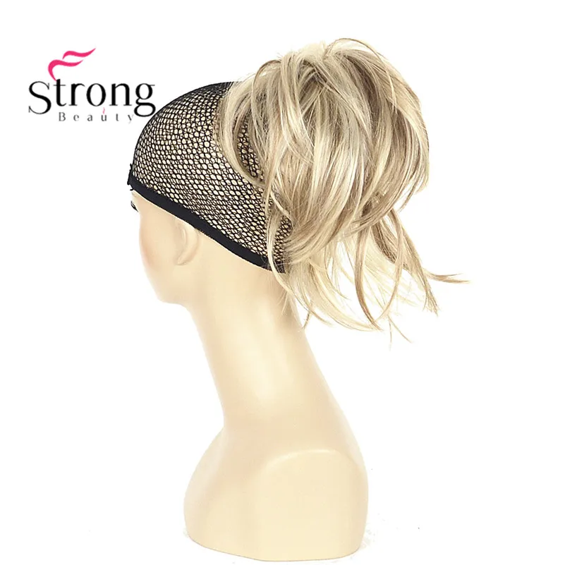 

Women's Ladies Girls Synthetic short Curly Amazing shape Claw Clip Ponytail Pony Tail Hair Extension COLOUR CHOICES