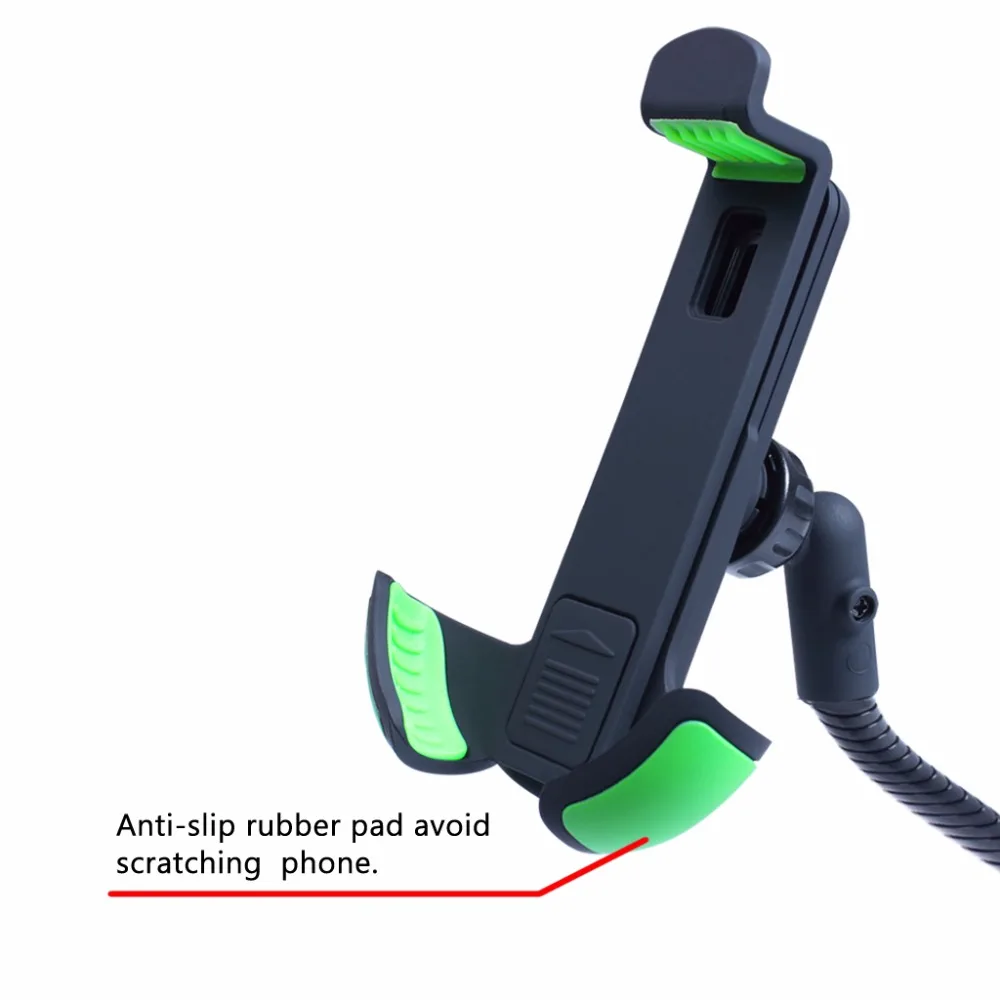 Car Phone Mount Cigarette Lighter Vehicle 2 USB Charger with Goose-neck Holder Cellphone for 3.5-6.3inch | Автомобили и мотоциклы