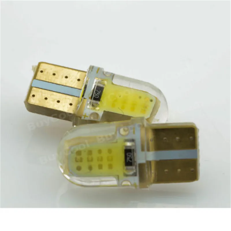 100 шт. Автомобиля cob T10 194 921 W5W 12 В Пластины фонарь Задний Фонарь Led Поворотники