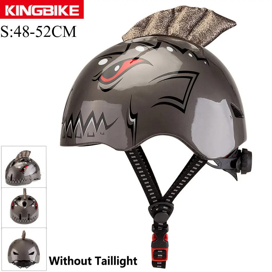 Детский велосипедный шлем KINGBIKE Сверхлегкий с рисунком животных для езды на