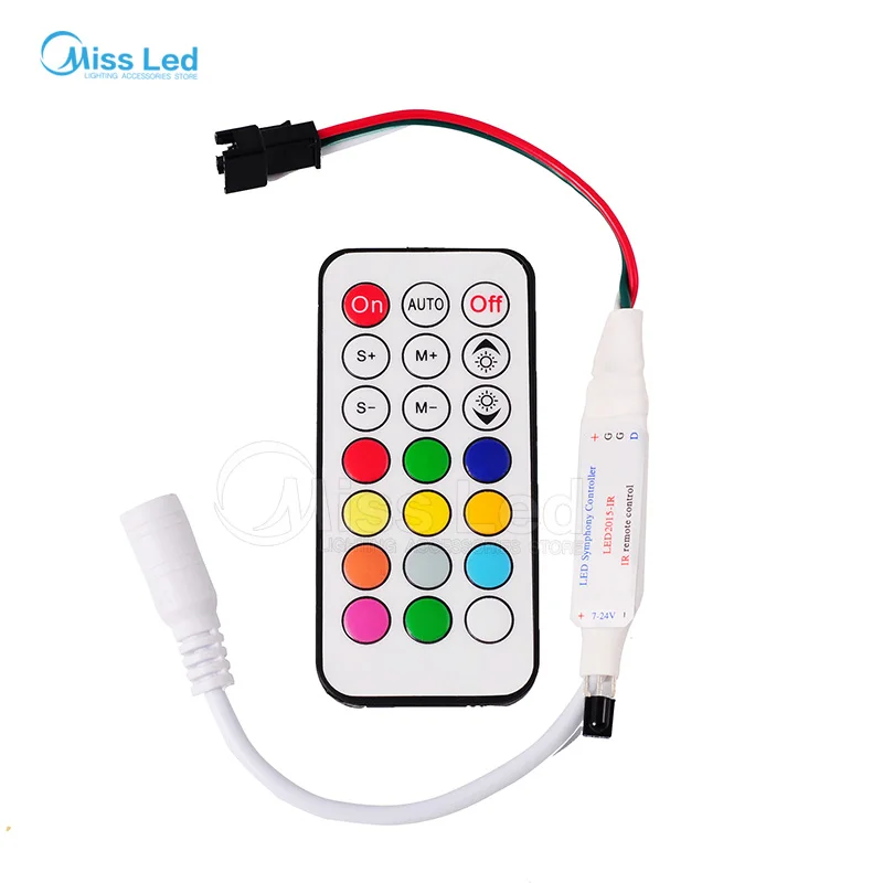 Новый IR-DC12v 21key пульт дистанционного управления для светодиодных лент с 4 кнопками