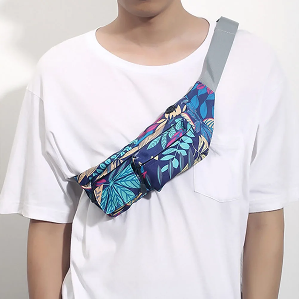 Для мужчин женщин Повседневное большой ёмкость груди пакет Crossbody на молнии