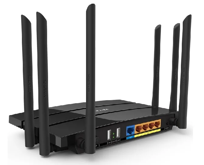 Быстрая доставка 6 антенн Стандартный беспроводной маршрутизатор 802.11AC 1750 Мбит/с