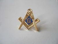 free shipping 1pcs 1 masonic mason freemasonry lapel pin badge