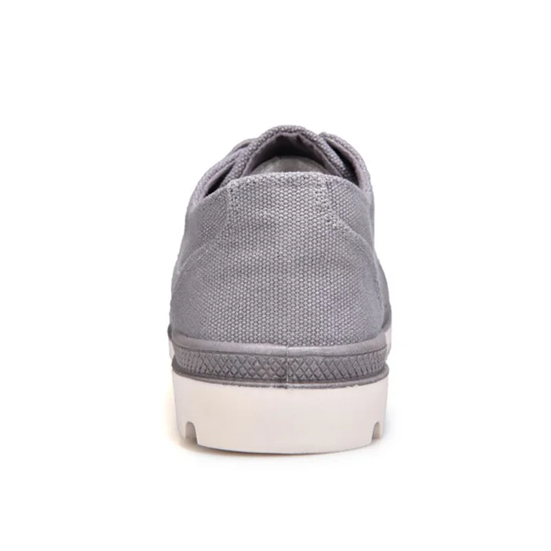 Новое поступление парусиновая обувь для мужчин толстая искусственная кожа