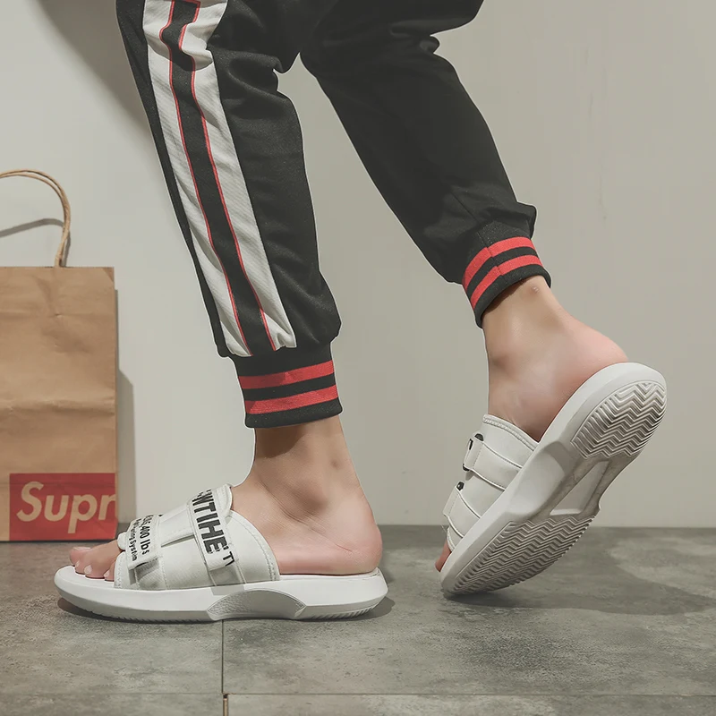 Мужские повседневные пляжные шлепанцы Новинка лета 2019 | Обувь