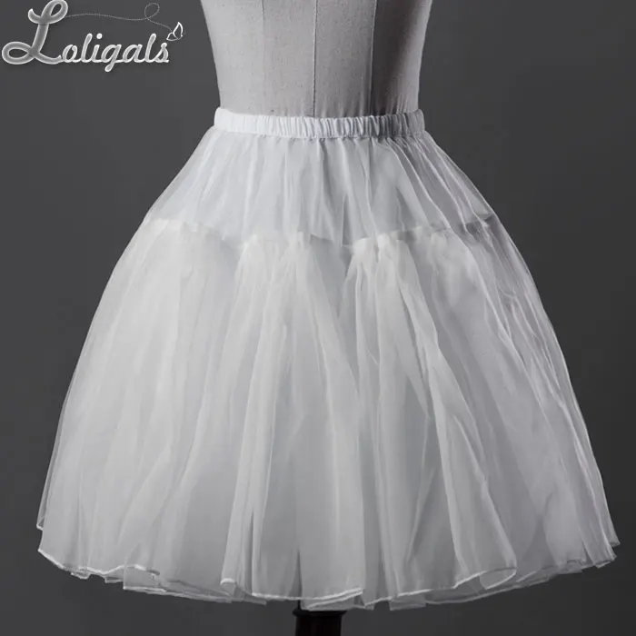 Повседневная юбка-комбинация Милая Короткая Нижняя юбка из органзы от Classic Puppets |